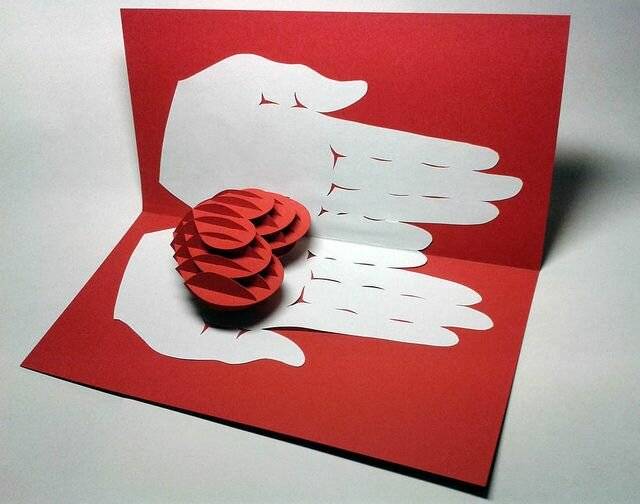 Объемные открытки своими руками. как сделать объемную открытку: схема :: syl.ru