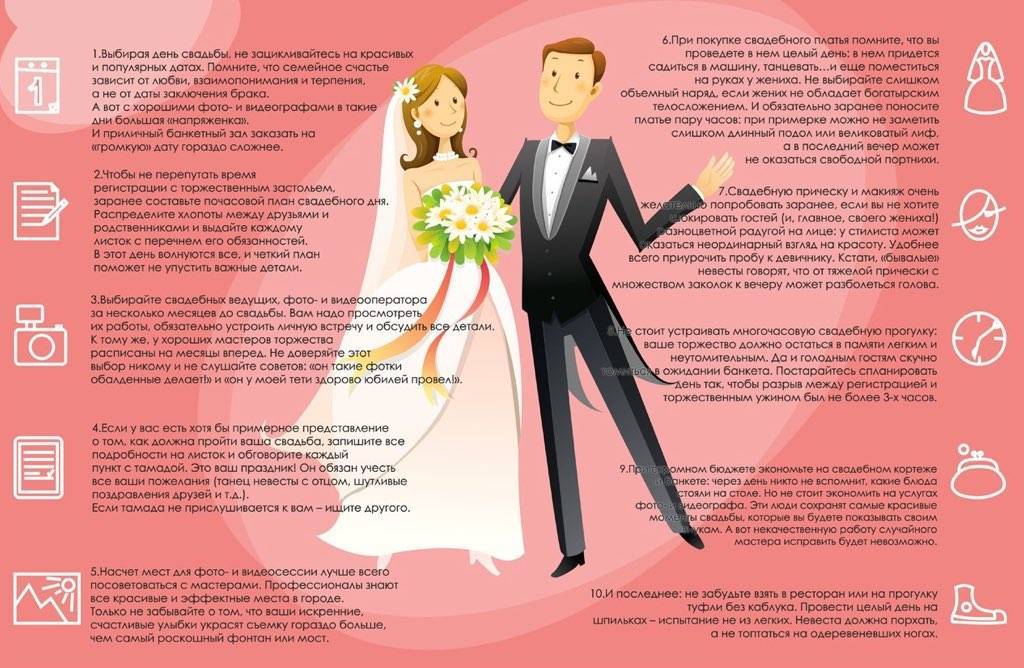 Советы невестам: топ-10 | свадебная невеста 2021