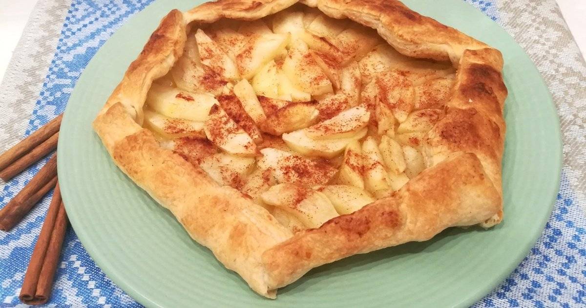 Слоеный пирог с яблоками — самые вкусные рецепты!
