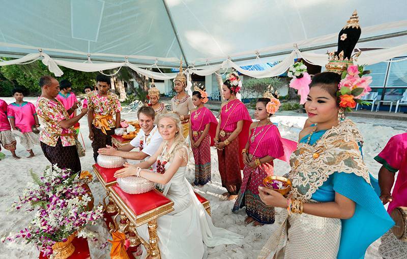 Свадьба в таиланде: очаровательная экзотика