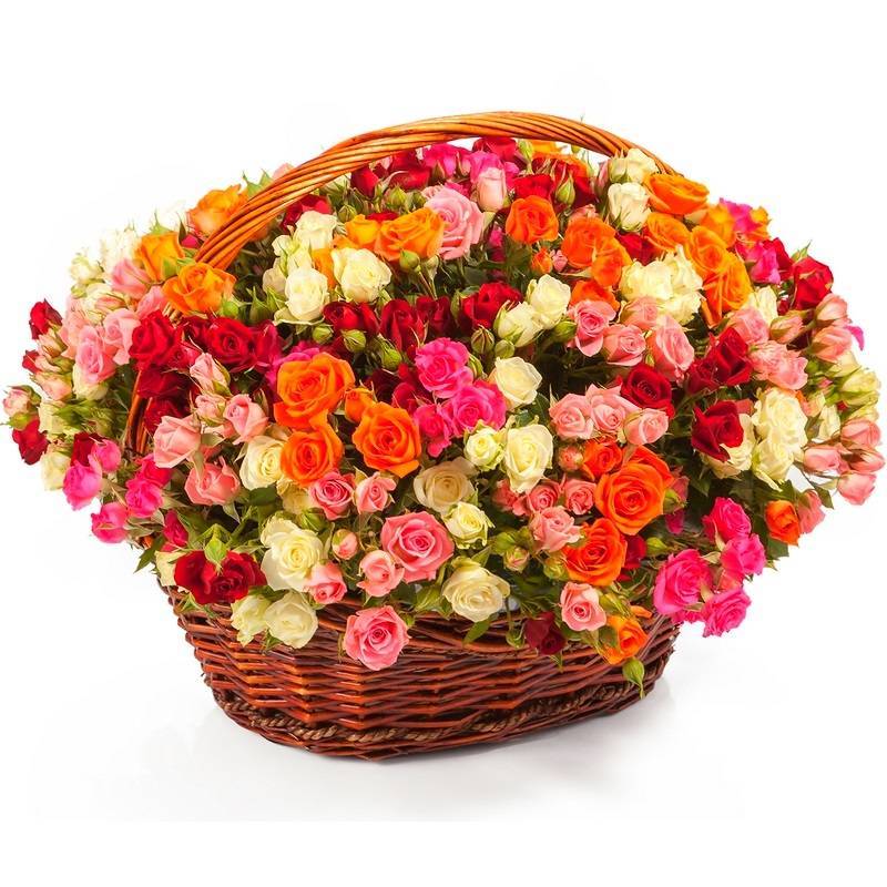 Оформление цветочных букетов и корзин с цветами