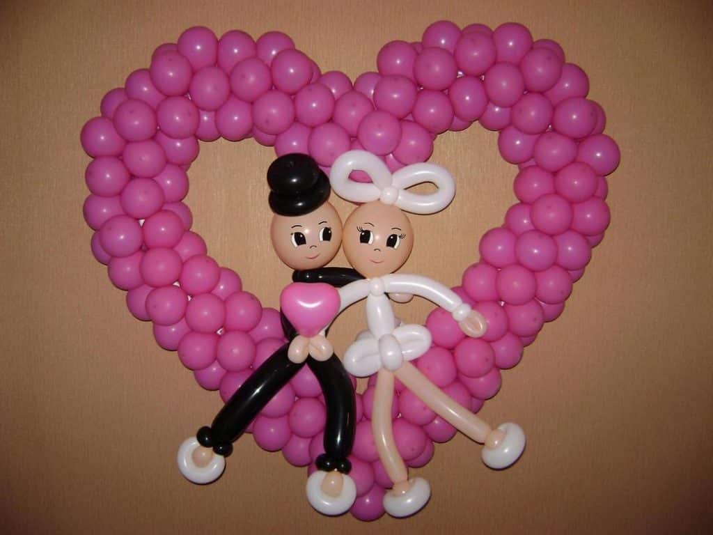 Сердца из воздушных шаров на свадьбу своими руками, сердечки из гелиевых шариков своими руками на свадьбу