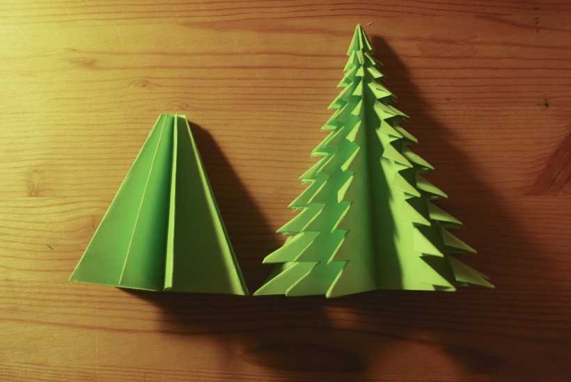 Елочка оригами из бумаги своими руками: пошаговая инструкция по технике выполнения + фото с описанием