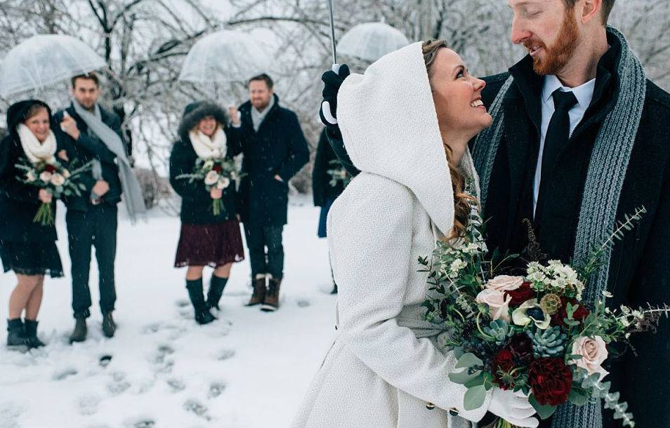 Свадьба зимой: плюсы, минусы и особенности проведения (+45 фото)