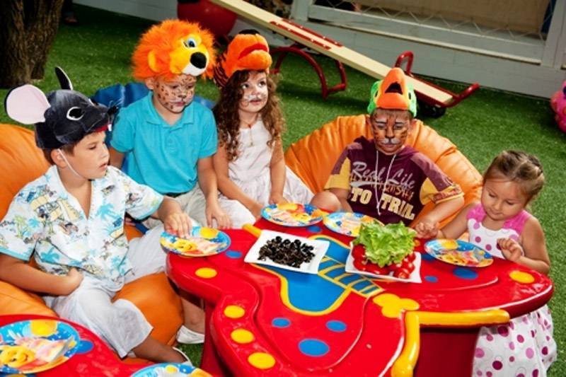 Именинная вечеринка для деток от 4 до 8 лет в сафари