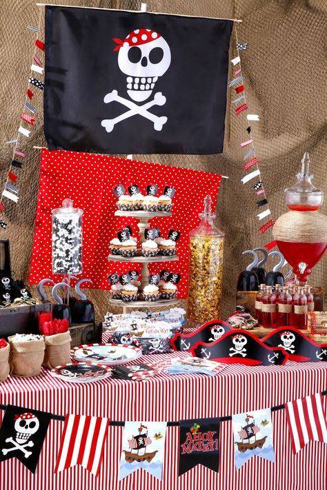 Оформление пиратской вечеринки. костюмы, аксессуары, имена