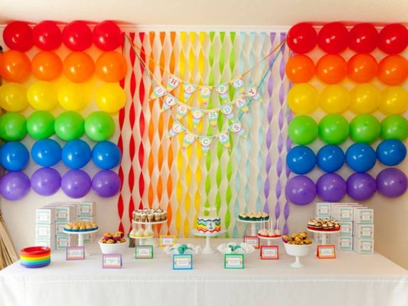 10 идей украшения комнаты ко дню рождения