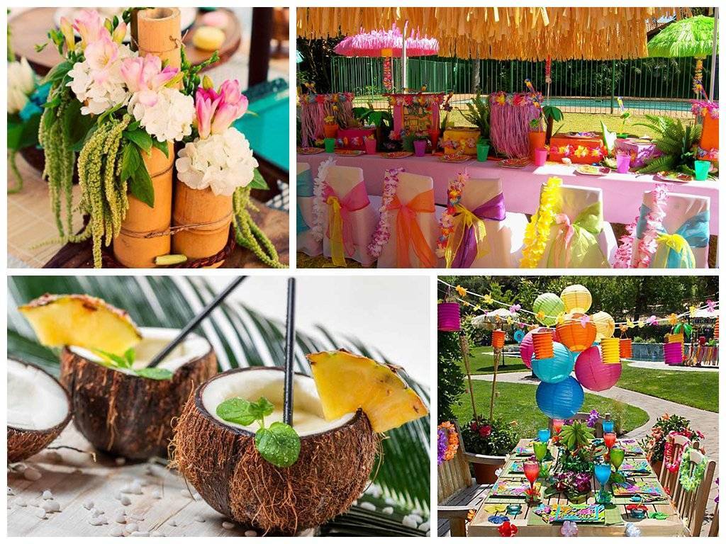 Скоро тропическая вечеринка или день рождения в тропическом стиле?