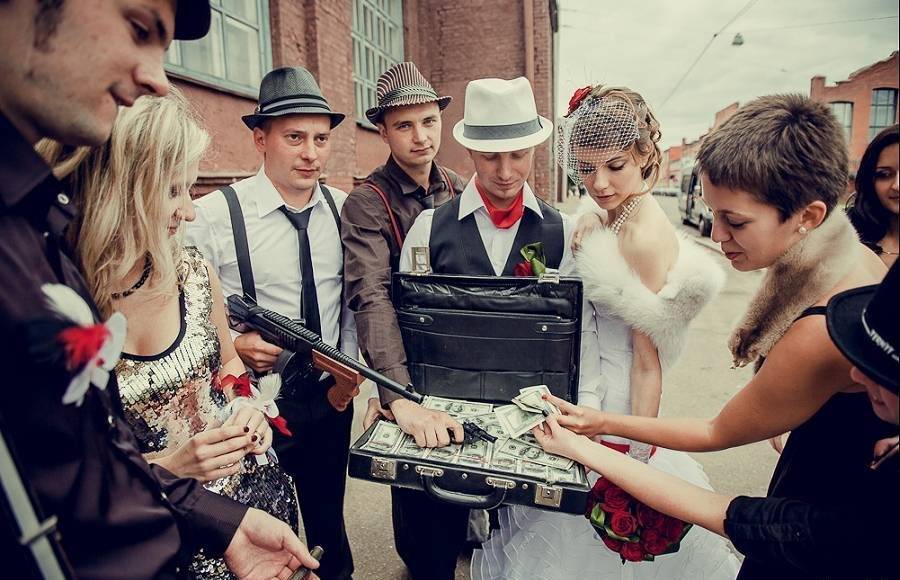 Свадьба в стиле чикаго: настоящая гангстерская свадьба