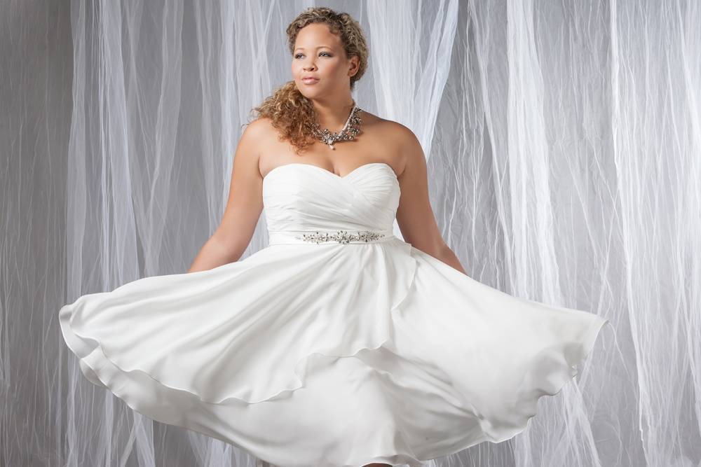 Как подобрать свадебное платье полной девушке – советы стилиста с фото