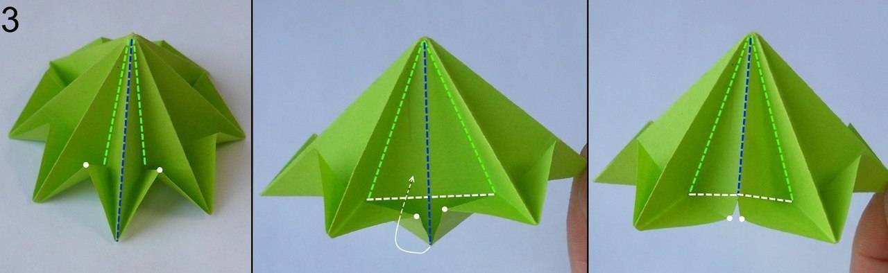 Елочка из бумаги (оригами): украшаем рабочий стол