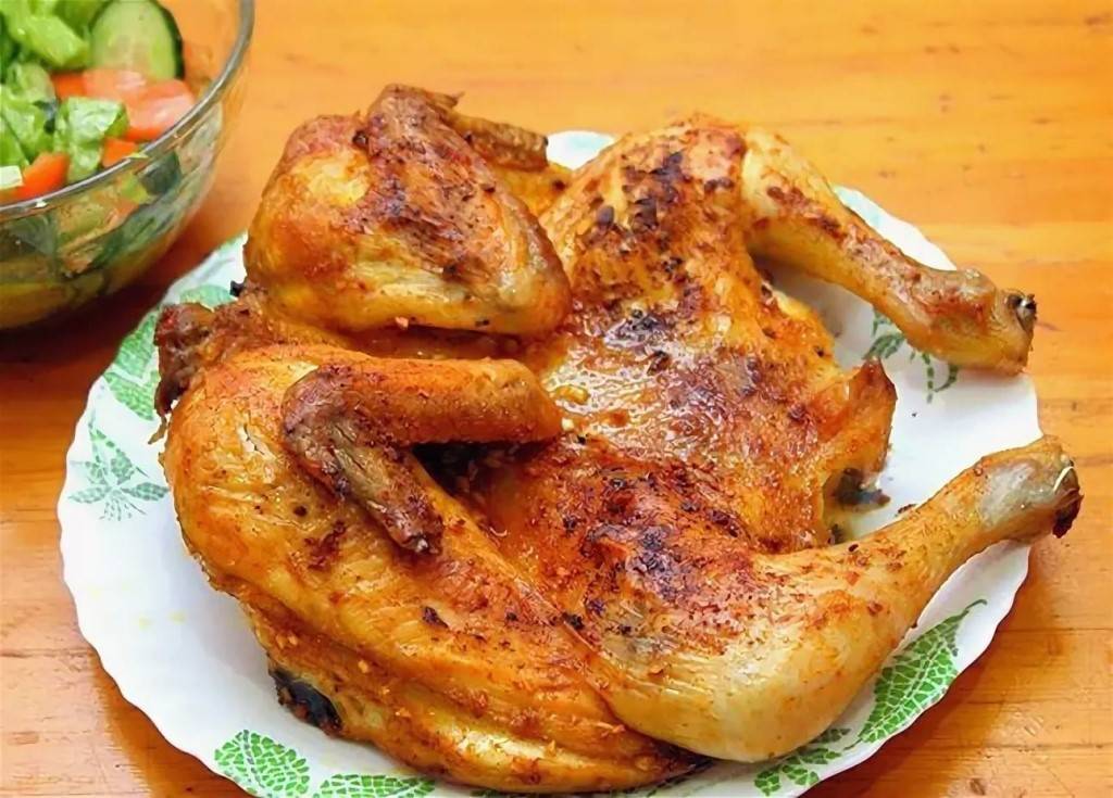 Как готовится цыпленок табака в домашних условиях, лучшие рецепты приготовления