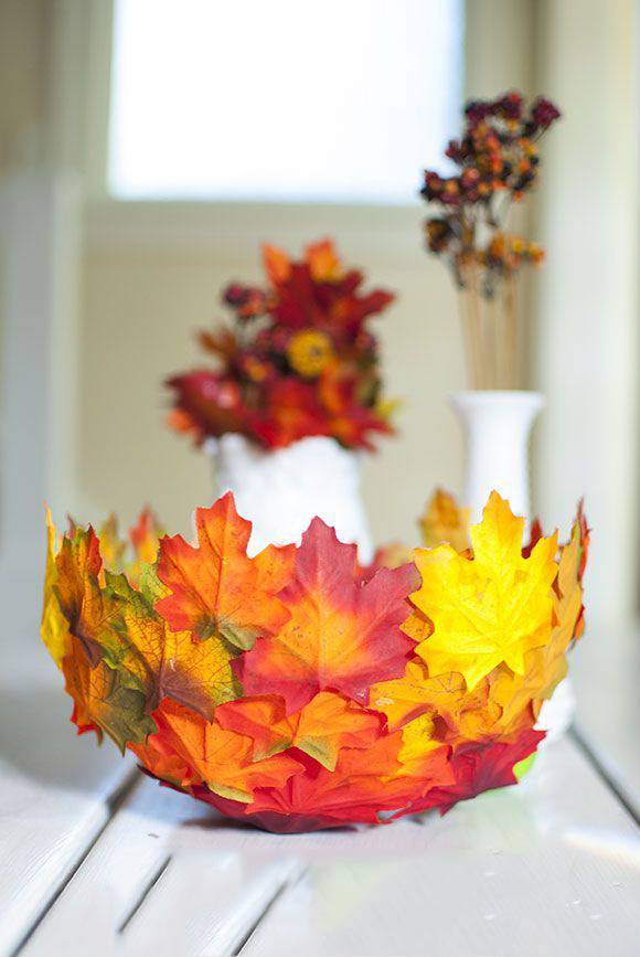 Осенние поделки из листьев деревьев - красиво и быстро! идеи для детского сада и школьников