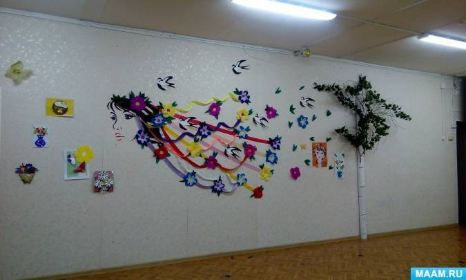 Оформление зала при проведении праздников в детском саду | edukid