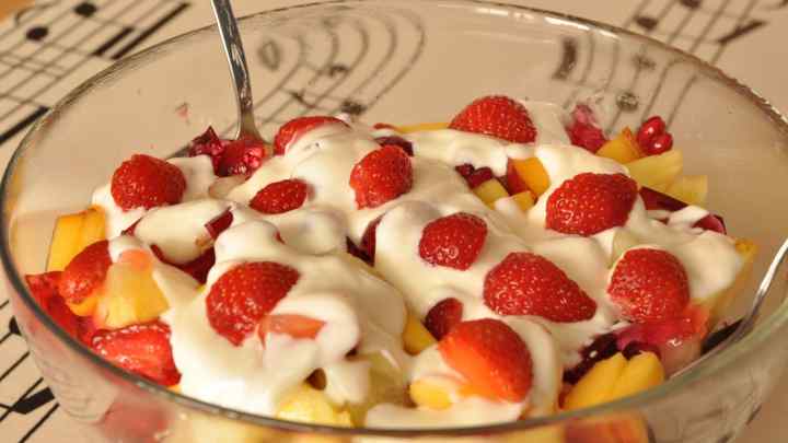 Фруктово-ягодный десерт рецепт с фото - 1000.menu