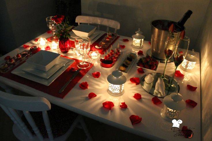 Как устроить романтический ужин для любимого