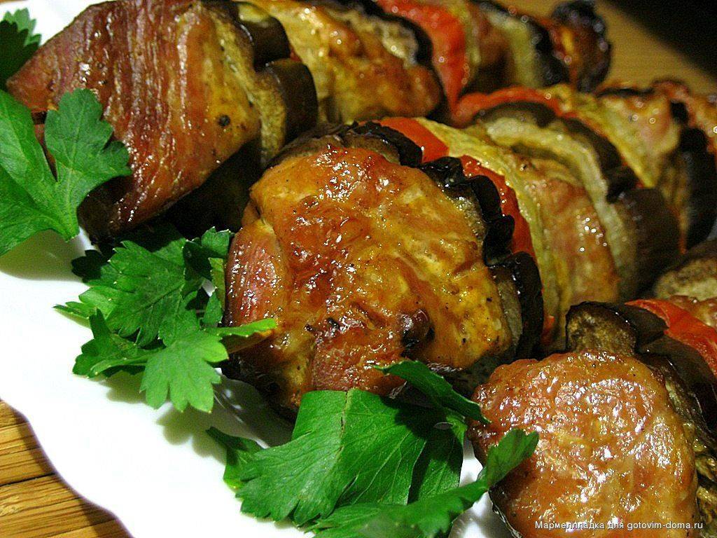 Баклажаны с мясом - пошаговые рецепты приготовления тушенных, запеченных или жареных блюд