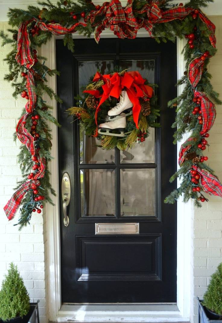 Как украсить дверь на новый год: идеи | двери дома