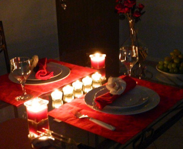 Ужин при свечах: еще один вариант романтического ужина