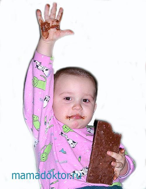 Шоколад ребенку: можно ли давать и с какого возраста