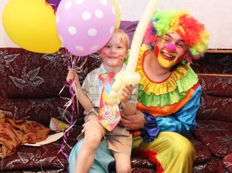 Детские клоуны на праздник, день рождения ребенка