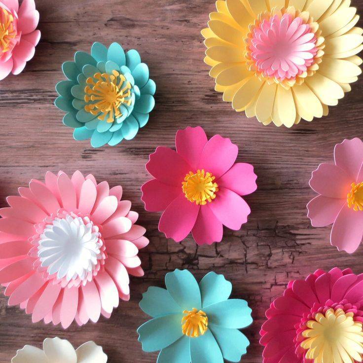 10 самых красивых бумажных цветов своими руками