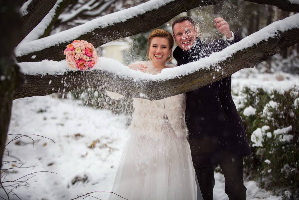 Идеи для свадебной фотосесии зимой