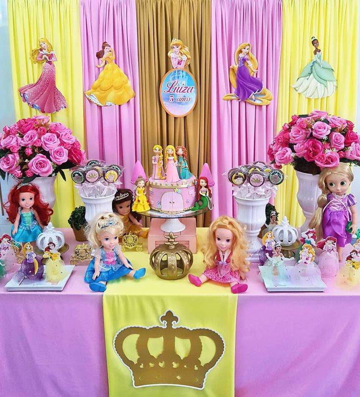 День рождения в стиле принцессы: оформление и развлечения