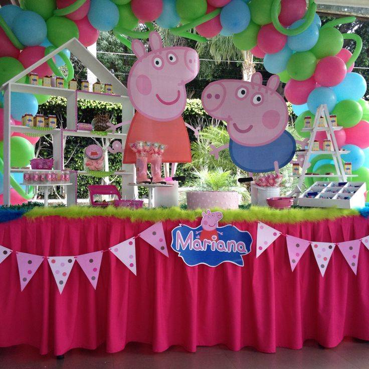 Как организовать детский день рождения в стиле свинки пеппы