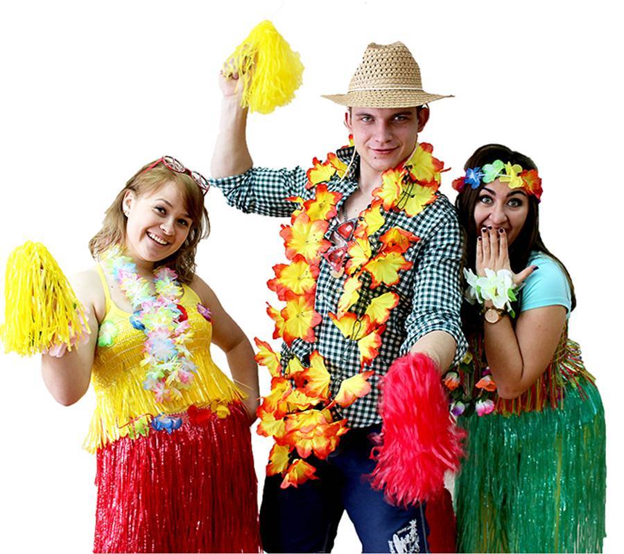 Расскажем, как одеться на гавайскую вечеринку