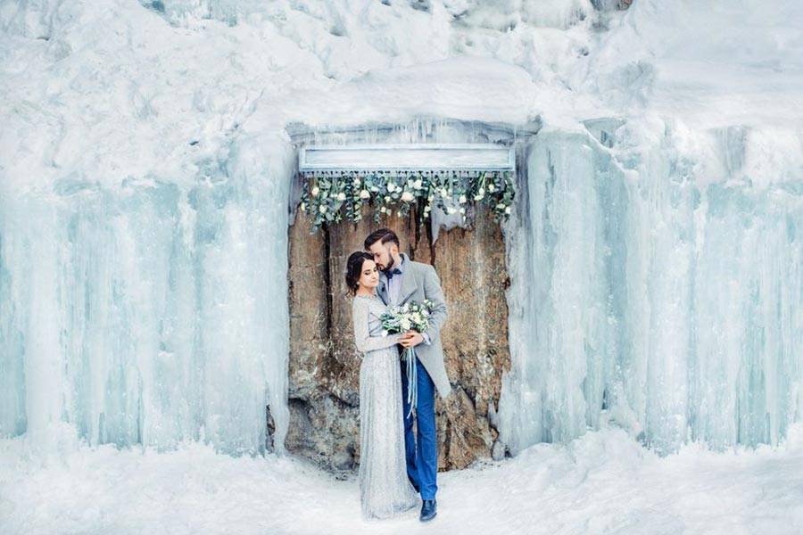Свадьба зимой 2021: оформление и декор зимней свадьбы