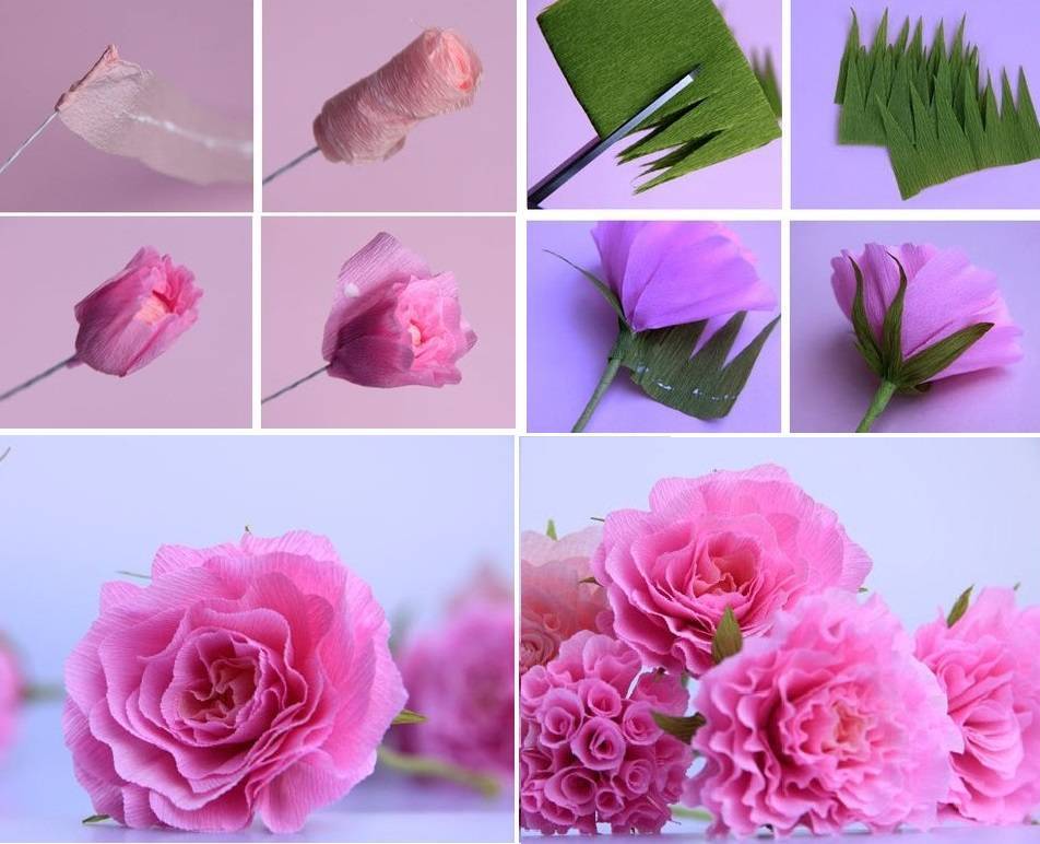 Большие цветы своими руками — как и из чего изготавливаются? самые простые и красивые модели искусственных цветов (125 фото и видео)