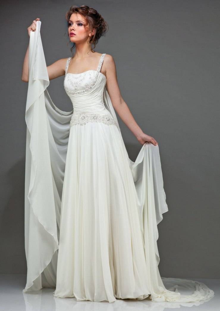 Свадебное платье в греческом стиле - фото и советы по выбору