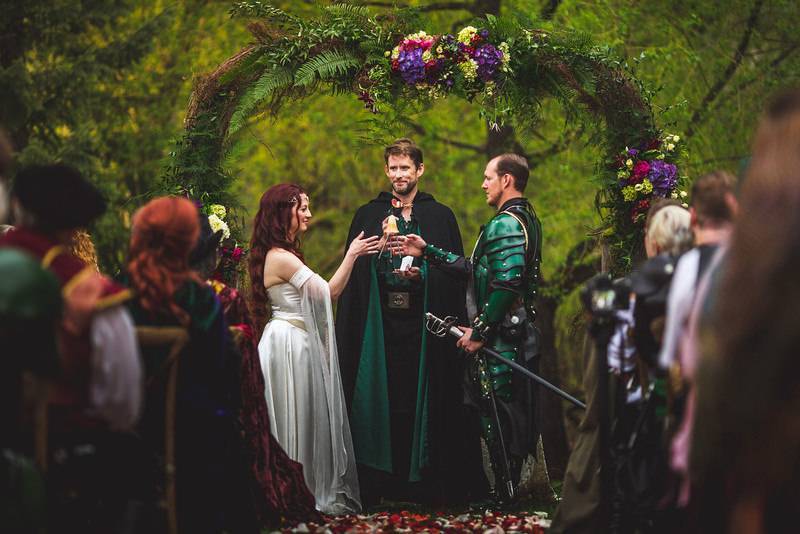 Свадьба в рыцарском стиле: образ молодых и идеи по оформлению торжества, фото и видео