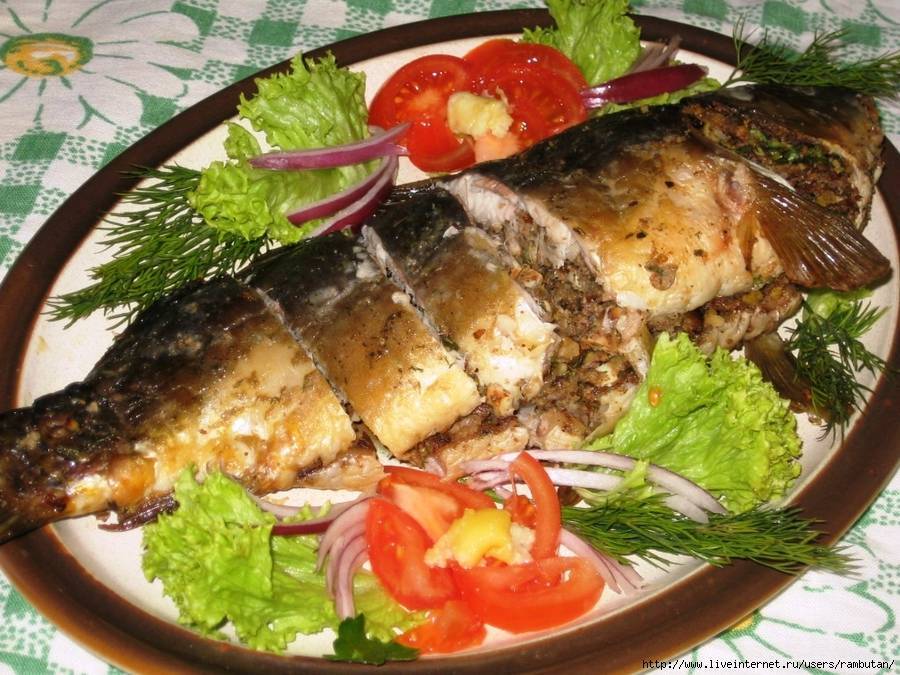 Фаршированная рыба в духовке: 20 ярких блюд