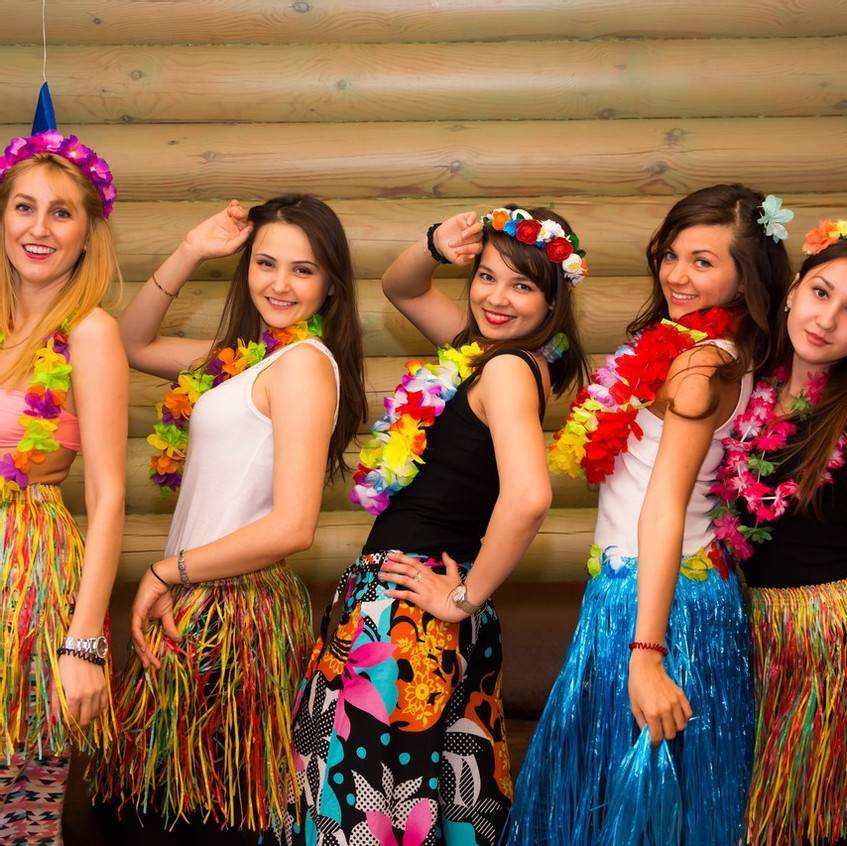 Как утроить гавайскую вечеринку в сауне - пошаговый алгоритм - статья на блоге интернет-магазина 4party