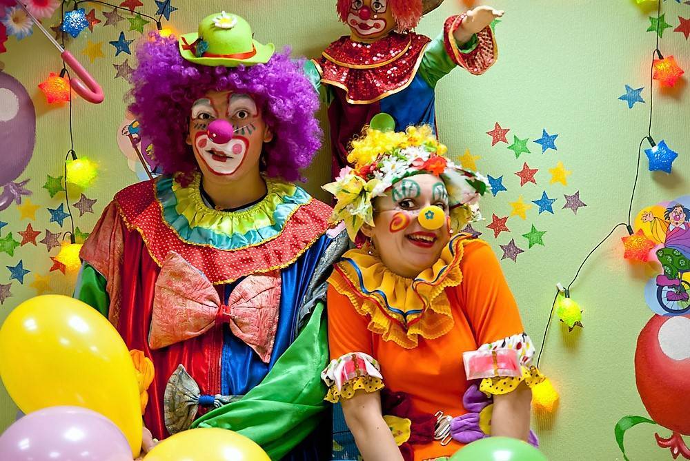 Клоуны на детский день рождения ребенка из агентства «праздник детям.ру»