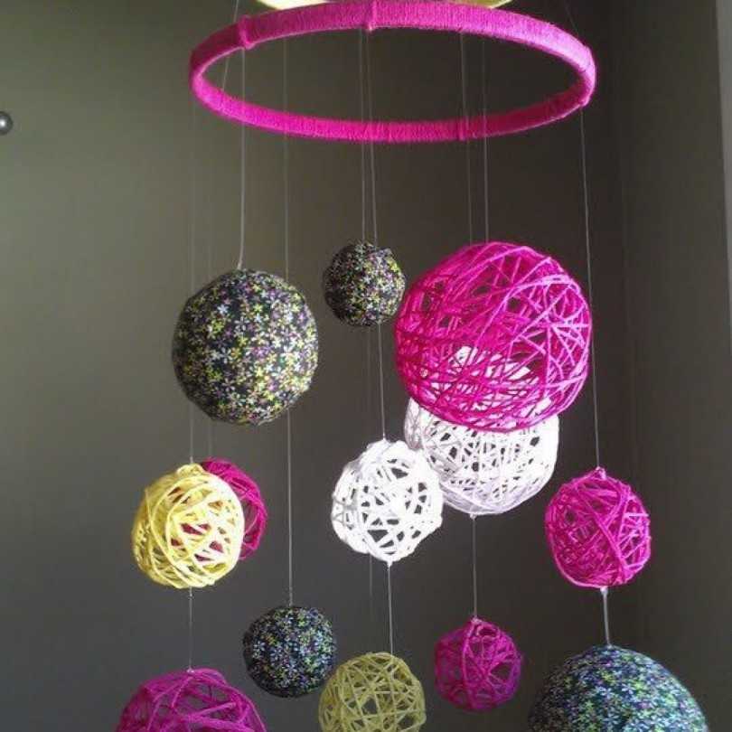 Красивый декор из ниток: делаем шары своими руками - «декор» » «дизайна интерьера»