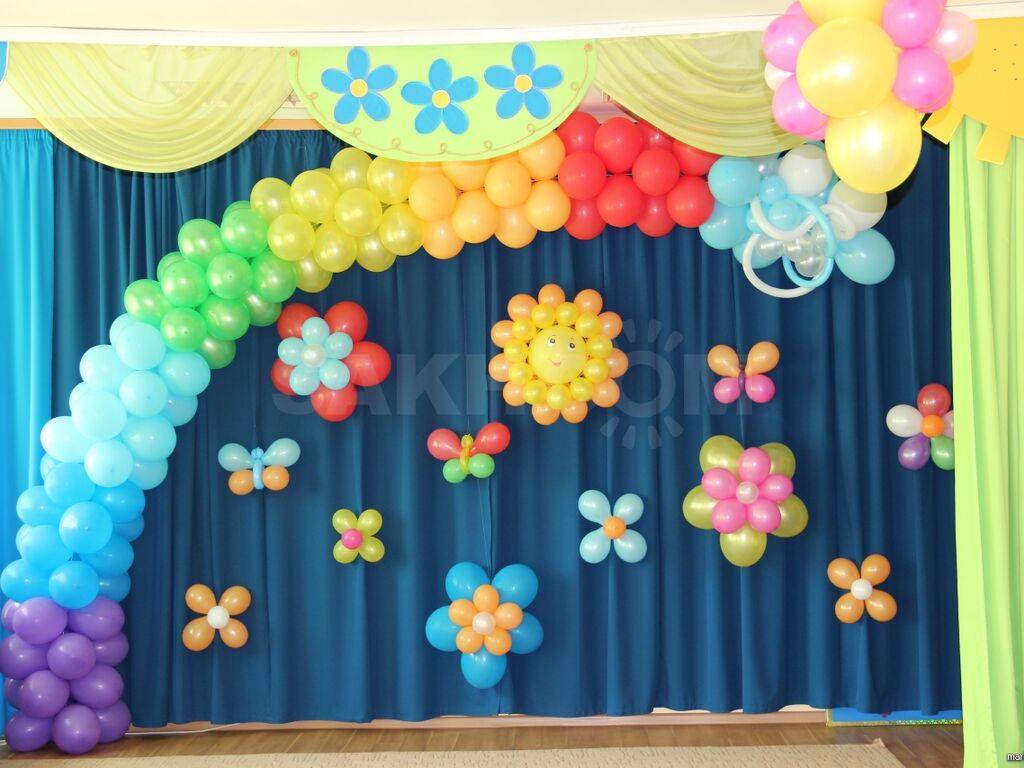 Выпускной: детский сад, оформления шарами, как сделать