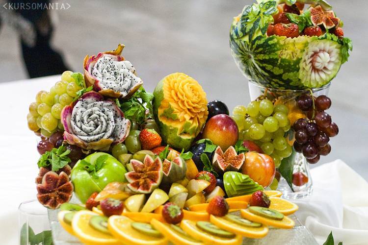 Красивая нарезка овощей на праздничный стол: лучшие фото и мастер-классы