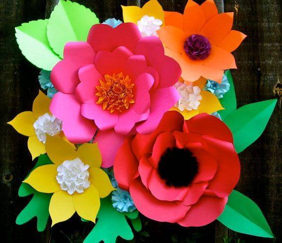 ???? как сделать цветок из бумаги своими руками | схемы и шаблоны для изготовления бумажных цветов