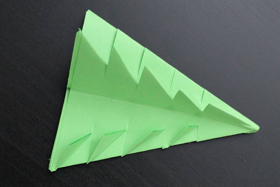 Елочка оригами из бумаги — простые инструкции чтобы сделать елочку своими руками +фото и видео!
