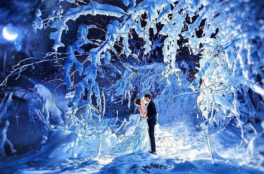 Свадьба «зимняя сказка» или оформление, которое подарит массу позитивных эмоций
