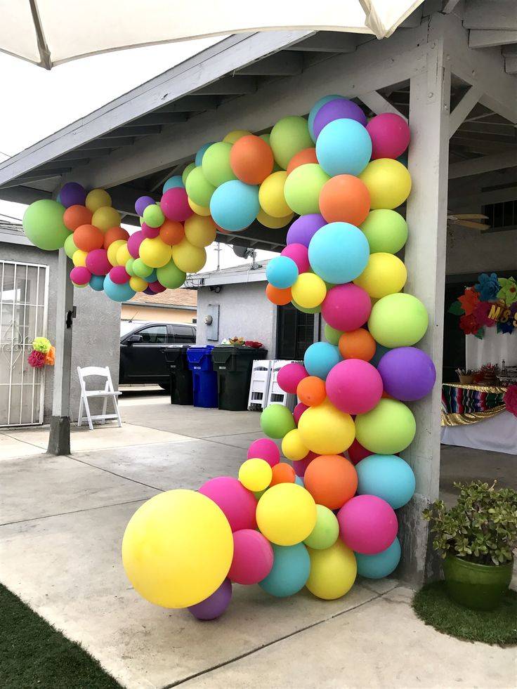Оформление воздушными шарами: создаем незабываемый антураж (68 фото)