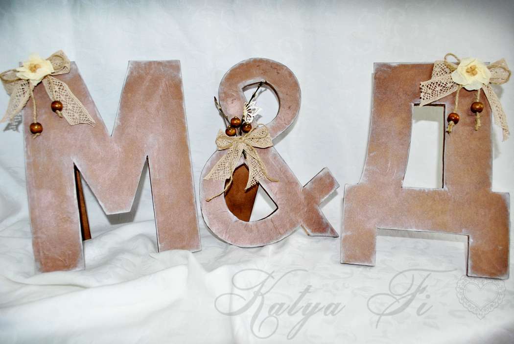 Как сделать буквы из салфеток на свадьбу: мастер-класс с фото и видео