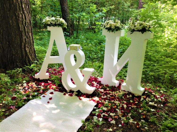 Как сделать буквы для фотосессии на свадьбу. поделка изделие резьба слово объемное из пенопласта пенопласт