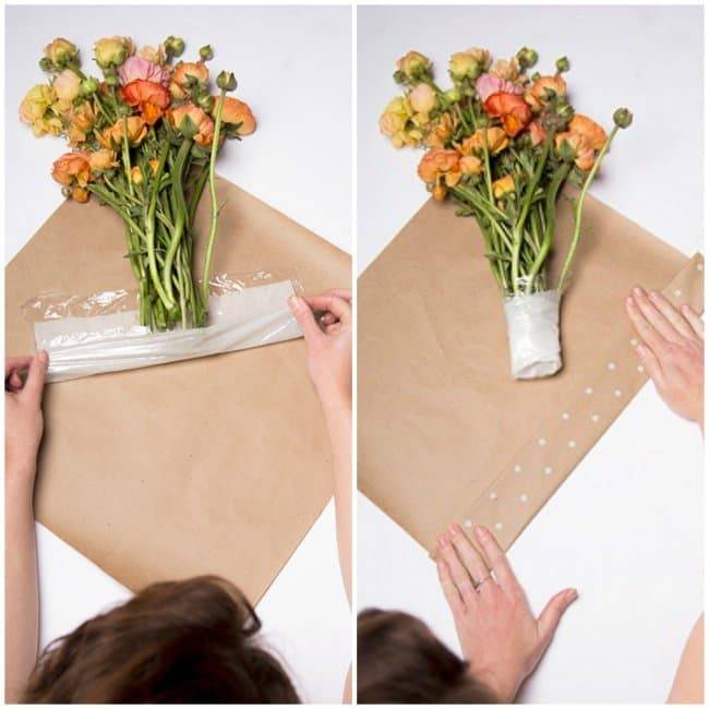 Как красиво упаковать букет цветов своими руками: оригинальные идеи