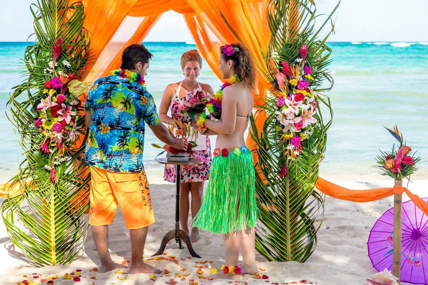 Свадьба в гавайском стиле – яркая, незабываемая, озорная