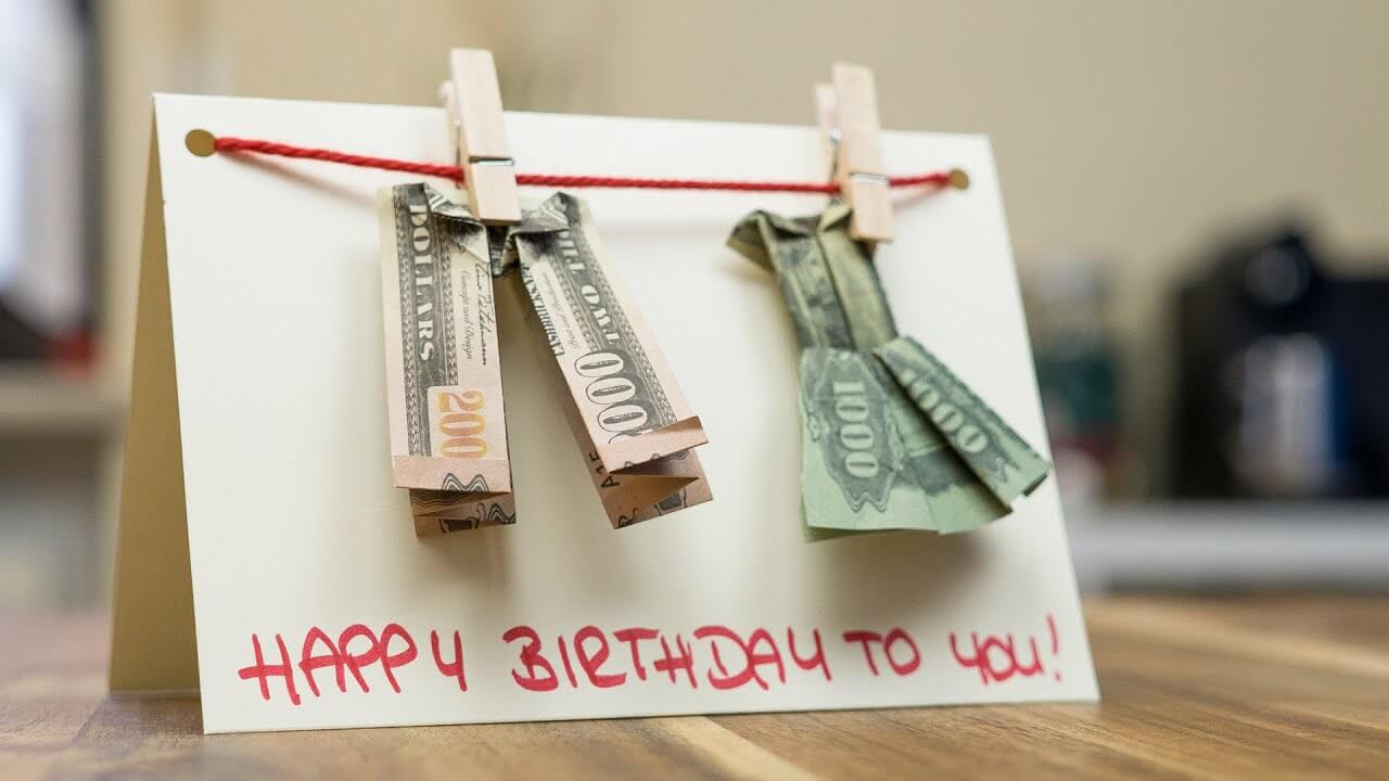 Как подарить оригинально деньги на день рождения и как подарить деньги на свадьбу