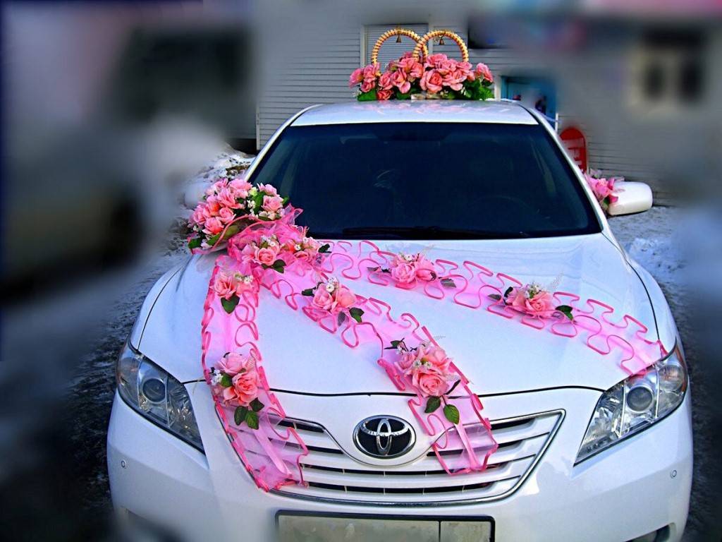 ᐉ ленты на машину на свадьбу - как сделать и закрепить на капоте - svadebniy-mir.su